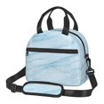 thumbnail image 1 of Fotbe Blue Marble Bolsa de Almuerzo con Estampado, Lonchera Aislada, Contenedores de Comida Reutilizables Tipo Cooler a Prueba de Fugas, 1 of 7