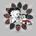 thumbnail image 2 of Men's Betty Boop Easter Egg Frame Graphic Tee Silver 3X Large, 2 of 4