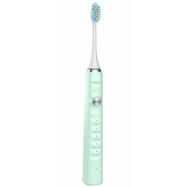 Cepillo de dientes sónico COSLUS Cepillo de dientes eléctrico recargable Cepillo de dientes eléctrico portátil Cepillo de dientes delgado Herramienta de cuidado bucal recargable