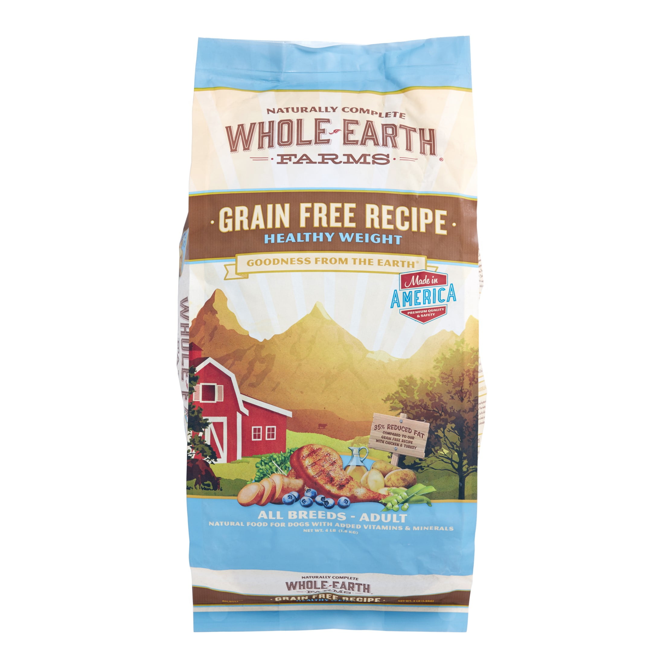 Whole Earth Farms Grain-Free Healthy Weight Recipe Dry Dog ...