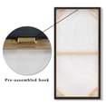 thumbnail image 6 of Black and Gold Abstract Wall Art Modern Minimalist Marble Texture Painting Canvas Print for Living Room Bedroom Office Decor 20x40 Frosted Glass Gold, 6 of 8
