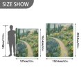 thumbnail image 6 of Yayeee Throw Blanket for Couch Soft Warm 50" x 60" Sofa Chair Bed Decoration, Art Garden Scene, 6 of 7