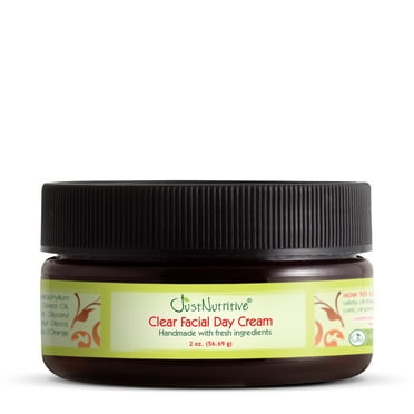 Just Nutritive Acne Face Cream, Daily Acne Treatment, No Salicylic Acid, All Skin Types, 2oz