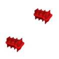 thumbnail image 4 of Inteprter Moldes para cubitos de hielo, divertidos cubos de café helado, molde para beber para regalos de fiesta Rojo 2piezas, 4 of 6