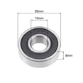 thumbnail image 3 of Uxcell 0.39''x1.02''x0.31'' Deep Groove Ball Bearing Double Sealed P6 Z1 Level Bearings Metal Silver Tone 5pcs, 3 of 3