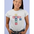 thumbnail image 2 of Not Today Crossword Design T-Shirt Women -Image by Shutterstock, Female Medium, 2 of 4