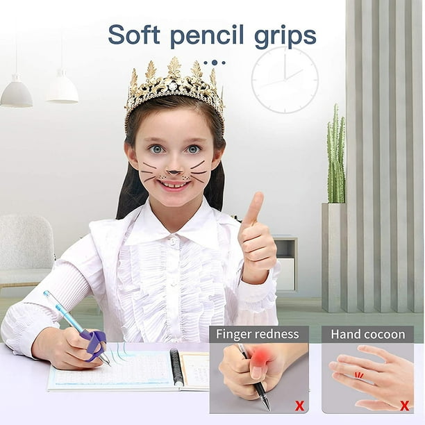 5 Pièces Guide Doigts Ecriture Enfant, Ergonomique Aide Ecriture Enfant,  Pencil Grip for Kids, Grips pour Crayon Enfants Étudiants