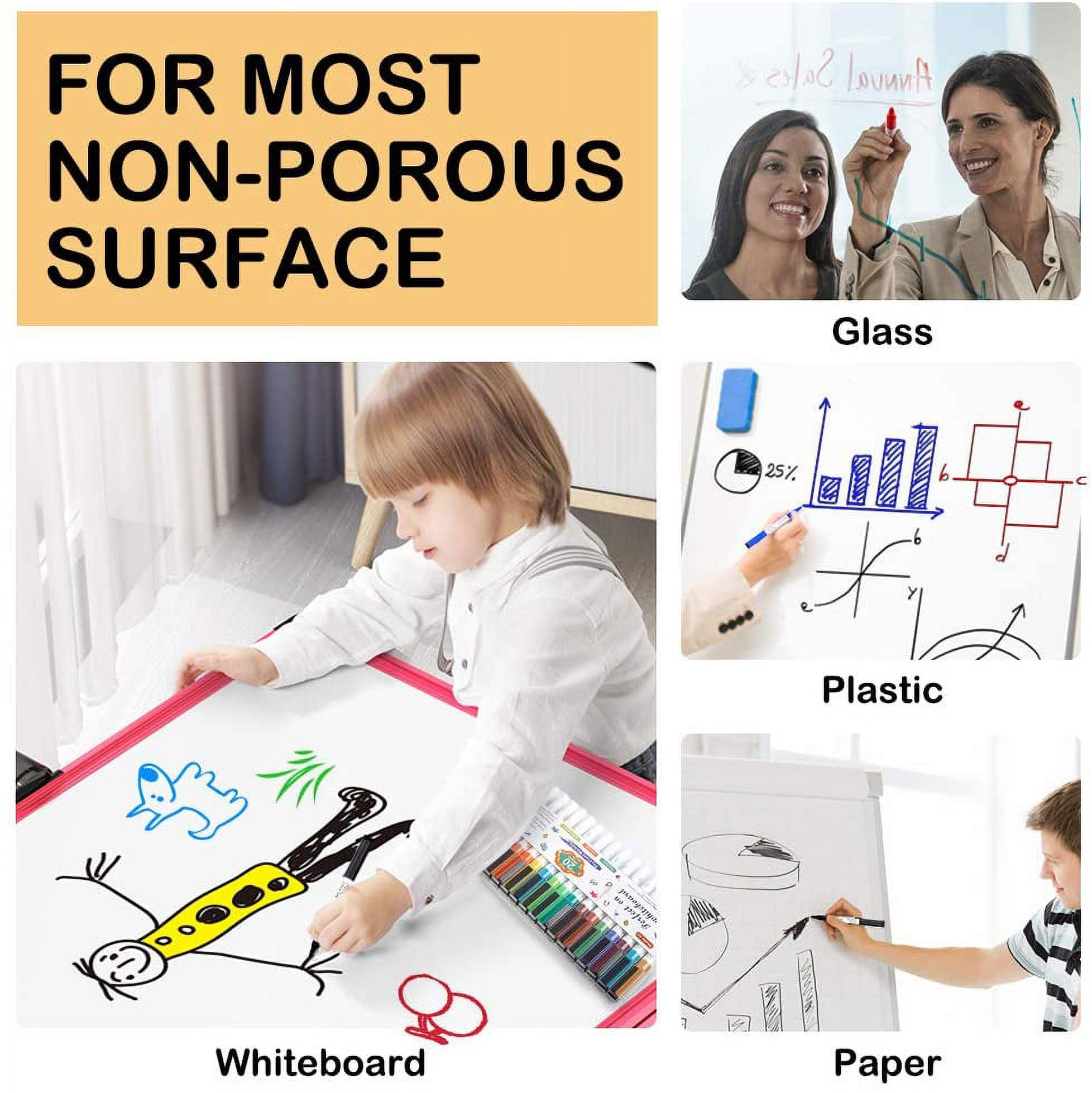 Shuttle Art Magnetic Dry Erase Markers, 20 Colors photo 2