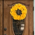 thumbnail image 6 of Leaf Wreath Home Decor Patio Living Room Door Hanging Decorative Supplies Twig Wreaths Twig Heart Wreath Winter Door Wreath for Window Valentines Wreath Cactus Wreath Outdoor Window Wreath Wreath, 6 of 9