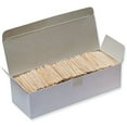 Natural Wooden Flat Toothpicks 2500 per pack, 6 packs