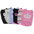thumbnail image 2 of Pet Puppy Summer Vest Small Dog Cat Dogs Clothing Cotton T Shirt Apparel Clothes Dog Shirt Dog Supplies, 2 of 6