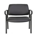 thumbnail image 6 of Boss Office Products Big and Tall Antimicrobial Vinyl Guest Chair, Black, 6 of 7