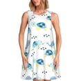 thumbnail image 1 of Disketp Sea Turtle para Vestido sin Mangas para Mujeres, Vestidos de Verano para Mujeres, Casual y Holgado para la Playa, 1 of 7