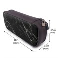 thumbnail image 3 of Lsque Black Marble Texture Abstract Printed Big Capacity PU Leather Pencil Case Large Pencil Pouch Stationery Pen Bag Pencil Holder for Teen, 3 of 6