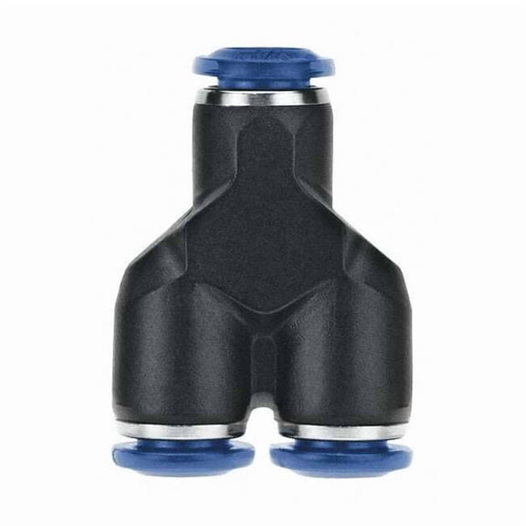 Aignep Usa Y-Connector,Composite,3/8" Tube,250 psi 85310-06