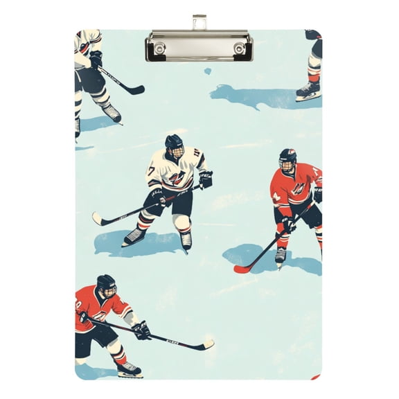 FORMRS Acrylic Clipboard with Low Profile Clip Standard A4 Letter Size, 12.5" x 9", Ice Play