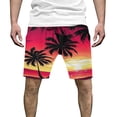 thumbnail image 2 of PEASKJP Short Classique Homme Séchage Rapide Pêche Randonnée Travail Short Cargo Ample, Rouge TTTG, 2 of 4