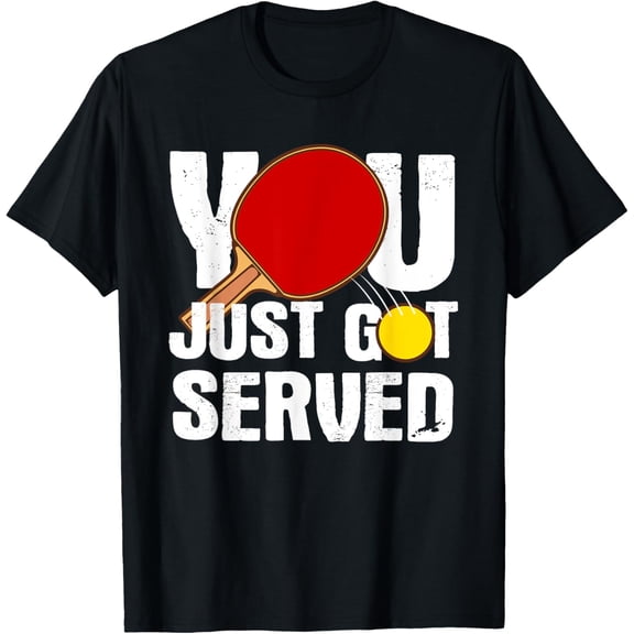 Exquisite and comfortable-Funny Table Tennis Design For Men Women Ping Pong Players T-Shirt