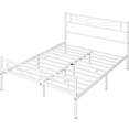 thumbnail image 4 of Renwick Skylar Cloud-Inspired Design Metal Bed, Queen, White, 4 of 9