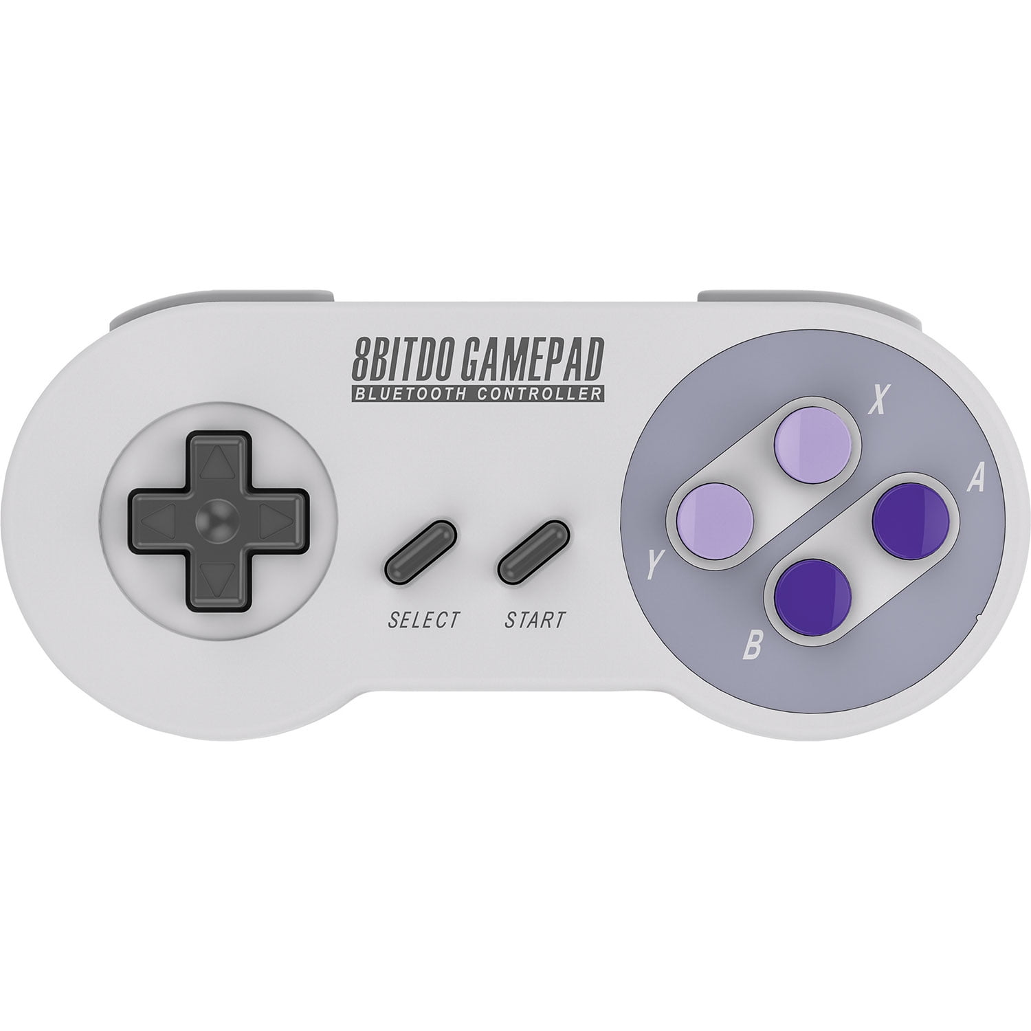 8bitdo Snes30 Snes Bluetooth Controller For Ios Android And Pc Gray Walmart Com Walmart Com