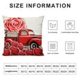 thumbnail image 5 of Nawypu  Valentines Day Pillow Covers for Valentines Decor Red Love Heart Roses Valentines Day Throw Pillows Decorative Cushion Cover Valentine's Day Pillowcase for Sofa Bed, 5 of 5