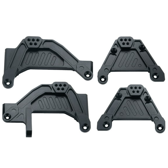 RCLIONS CNC Aluminum Front & Rear Shock Towers Mount Bracket for 1/6 RC Crawler Car Axial SCX6 AXI05000 Upgrade Parts