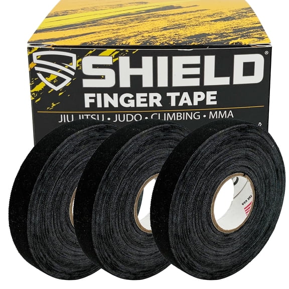 SHIELD Rayon Finger Tape - Great for Martial Arts, Finger Isolation Tape for Sports & Injuries | 0.5 Inches x 15 Yards, 3-Roll Value Pack