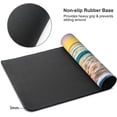thumbnail image 3 of Blue Beach Ocean Gaming Mouse Pad Desk Mat XXL 35.4×15.7 Inch Sunrise Sunset Sea Extended Mousepad 40X90cm with Non-Slip Rubber Base Stitched Edge Large Desk Pad for Gamer Office Home Work, 3 of 6