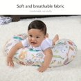 thumbnail image 4 of 1pc Baby U-shaped Breastfeeding Pillow Cover, Multi Functional Seat Pillow Removable Printed Pillow Cover Breastfeeding Pillow Cover Removable And Washable (excluding Pillow Core), 4 of 5