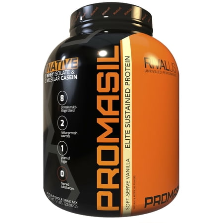 Promisal Rivalus Promasil Soft Serve Vanilla Sustained blend w/ Whey Isolate ...