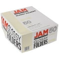 thumbnail image 3 of JAM Paper Glossy Two Pocket Folders, Ivory, 50/Pack, 3 of 6