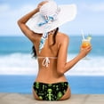 thumbnail image 5 of Alien Bikini Set Swim Suit Detachable Sponge Adjustable Strap Two-Pack, Beach Pool Vacation Party., 5 of 6