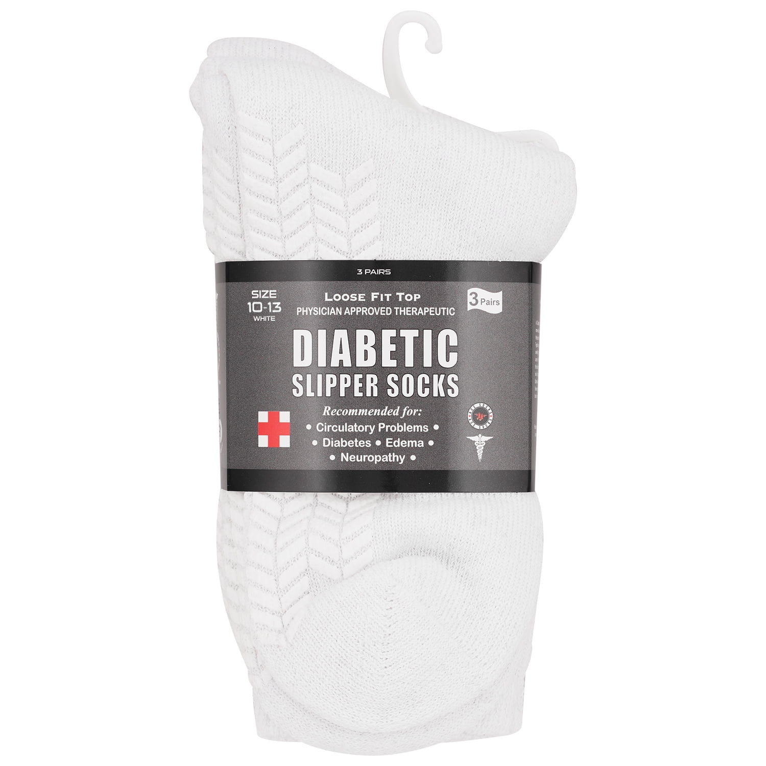 Diabetic Socks Unisex Men's and Women Non Skid Hospital Loose Fitting