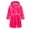 Hot Pink, variant on Girl's Fleece Robes with Hood, Kids Soft Premium Fuzzy Bathrobe for Boys Gifts, Boys Fleece Robe, 2-12 Years