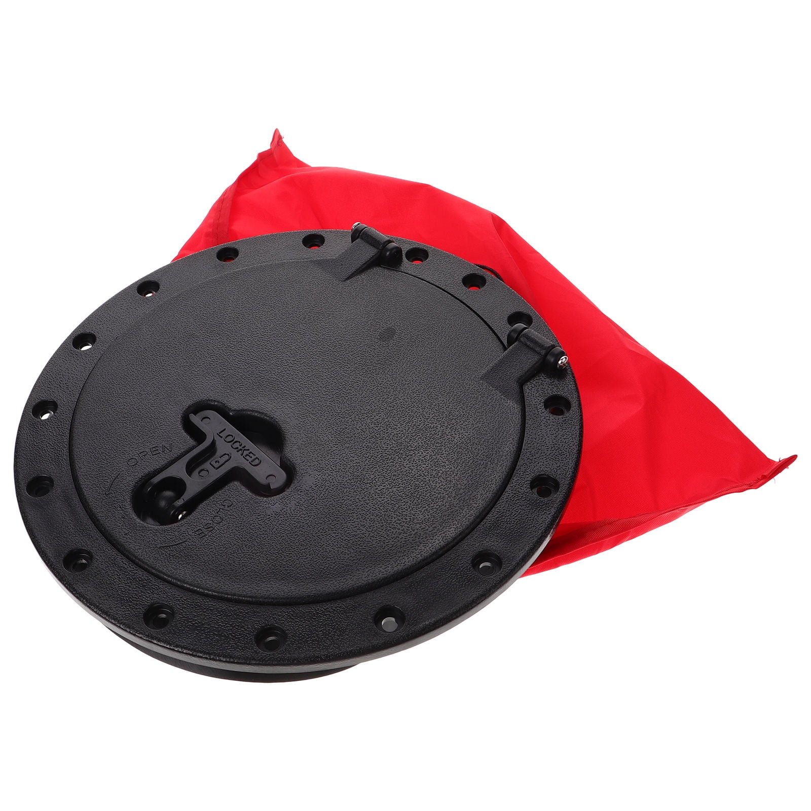 HOMEMAXS HOMEMAXS 8 Inch Kayak Hatch Plate Cover Kit with Storage Bag for Kayak Marine Boat Fishing Rigging Canoe Accessories