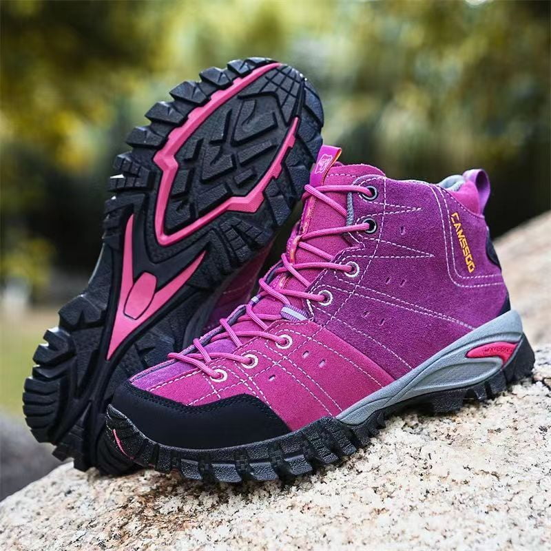 Women's Waterproof Thermal Non-slip Sneakers Outdoor High-top Hiking Shoes  Women's Footwear 