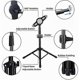 thumbnail image 2 of iPad Stand Tripod, Height Adjustable iPad Holder Stand & Floor iPad Stand with 360° Rotating iPad Stand Mount, 2 of 5