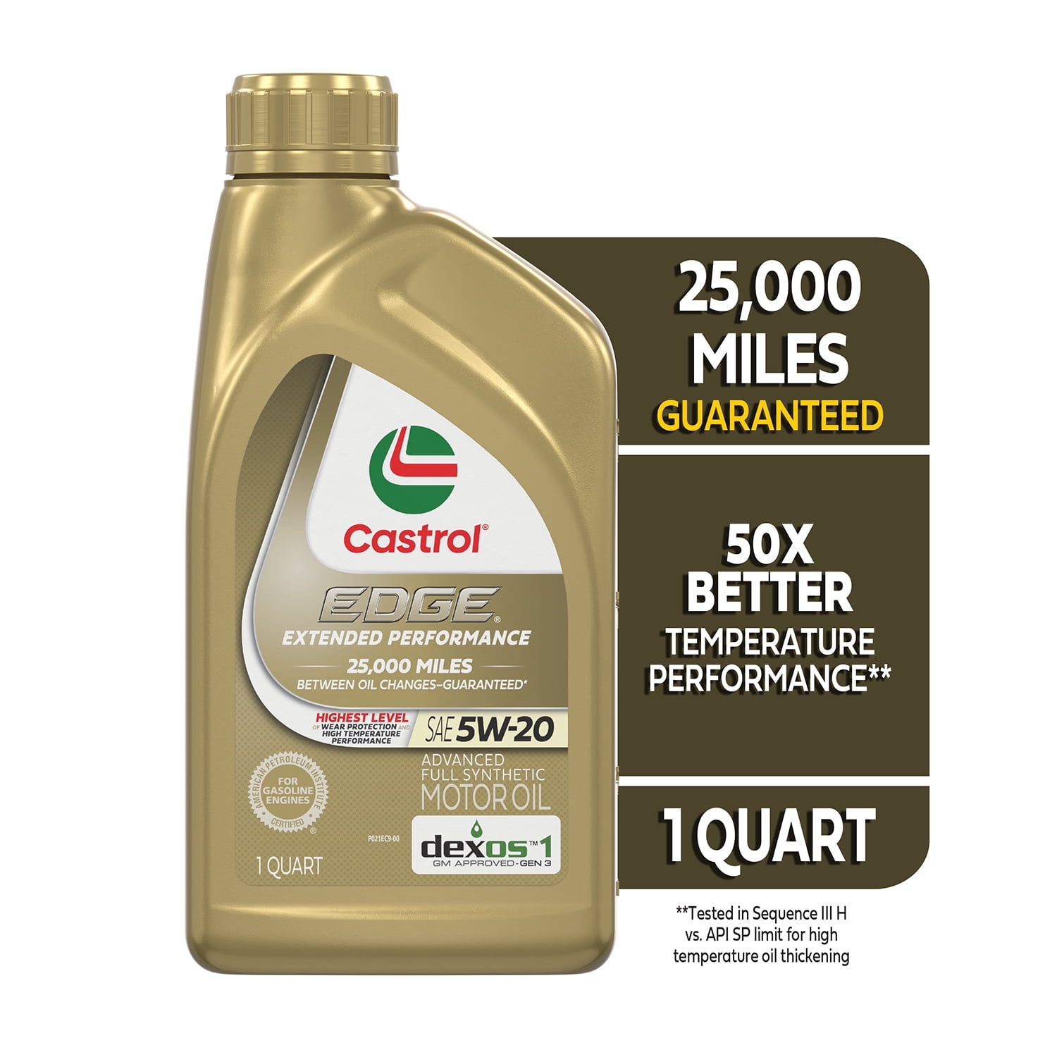 (3 pack) EDGE Extended Perf 5W-20, 1 Quart