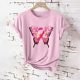 thumbnail image 2 of Fartey Breast Cancer Awareness Shirts for Women Loose Fit Short Sleeve Tops Sofy Comfy Cancer Survivor Crew Neck Tshirts Pink Ribbon Graphic Tees Pink S, 2 of 4