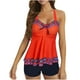 thumbnail image 2 of Traje de baño para mujer, traje de baño con tirantes estampados para mujer, conjuntos de bikini de moda, trajes de baño para mujer, 2 of 7