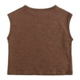 thumbnail image 5 of Toddler Boys Girls Sleeveless Tank Top Vest Summer Casual Solid Color Tops Beach Holiday Shirts size 2-3T, 5 of 5