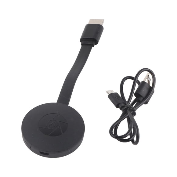 Adaptador Dongle De Pantalla Inalámbrica, Adaptador De Pantalla Inalámbrica Smart TV De Video 1080P Negro 4K UHD Para Clase En Línea Para Proyector Para HDTV Para Conferencias