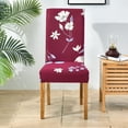 thumbnail image 2 of Dining Room Chair Covers Set of 6,Printed Pattern Parsons Chair Slipcovers Removable Washable Kitchen Seat Dining Chairs Protector Cover for Home or Party, 2 of 6