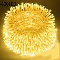 Yexmas Star LED String Lights with 11 Lighting Modes, Christmas Tree Light Indoor and Wedding Outdoor, Festive,Snow 400 LED