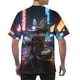 thumbnail image 4 of Tops para hombre, blusas y camisas de cuello redondo y manga corta para hombre, blusas casuales holgadas elásticas deportivas de manga corta con cuello redondo, blusas para hombre, blusas de poliéster, 4 of 6