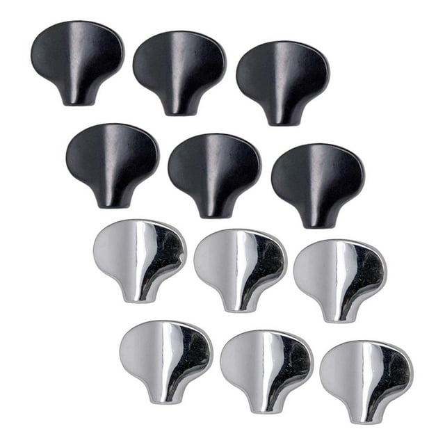 12 piezas de aleación de zinc clavijas de afinación de guitarra acústica sintonizadores cabeza de perillas de repuesto tapas Baoblaze Botón de clavija de afinación de guitarra