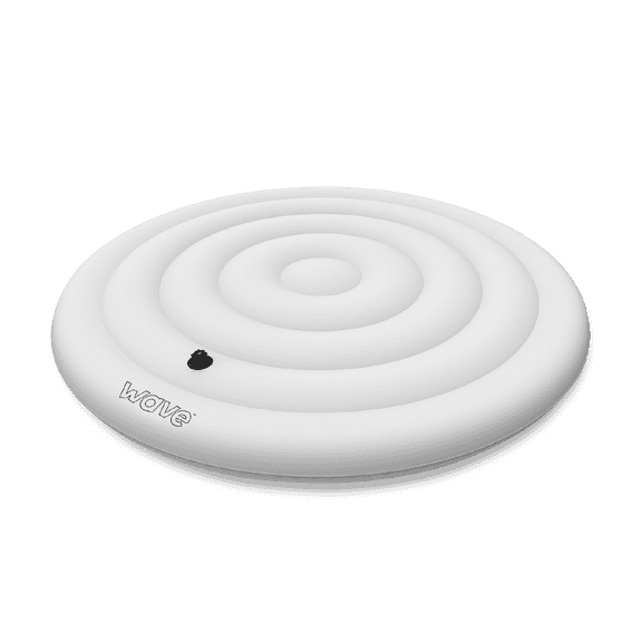 Wave Spa Round 6 Person Protective Thermal Efficient Inflatable Cover, White