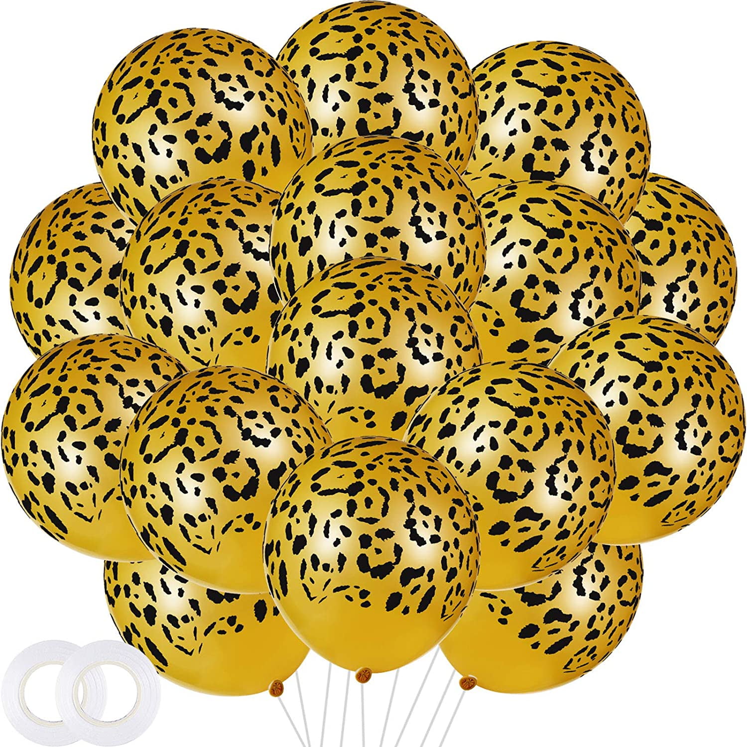 Details about   Multicoloured Birthday Party 12" Latex Balloons Decorations Safari Animal Print 