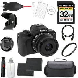 Canon EOS M100 ブラック　15-45mmレンズキット Canon EOS M100 Mirrorless Digital Camera, 24.2 MP, with 15