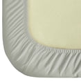 thumbnail image 4 of Organictune 100% Brushed Microfiber Fitted Sheet, 1800 Super Soft and Cozy, Easy Care Fitted Bed Sheet with Deep Pocket, Light Gray, Queen, 60"x80", 6 Pack, 4 of 5